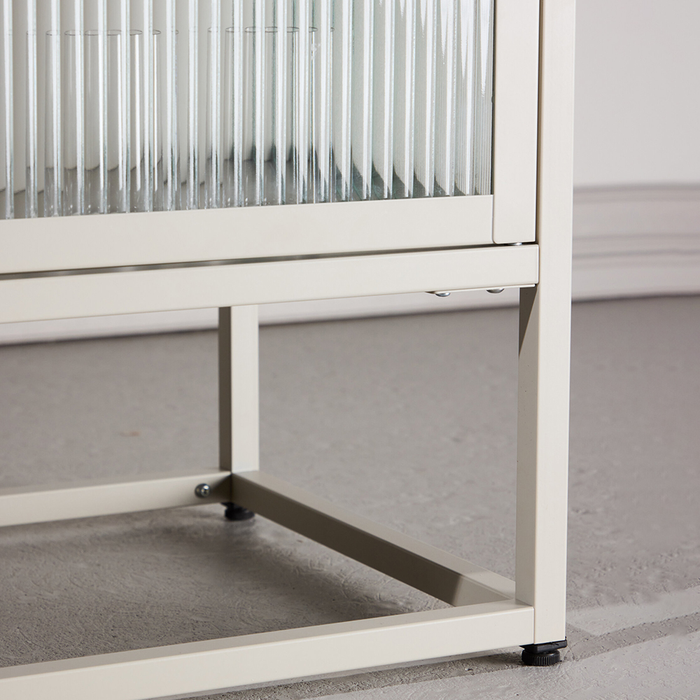 Skåp Venture Home Garis med Glasdörrar