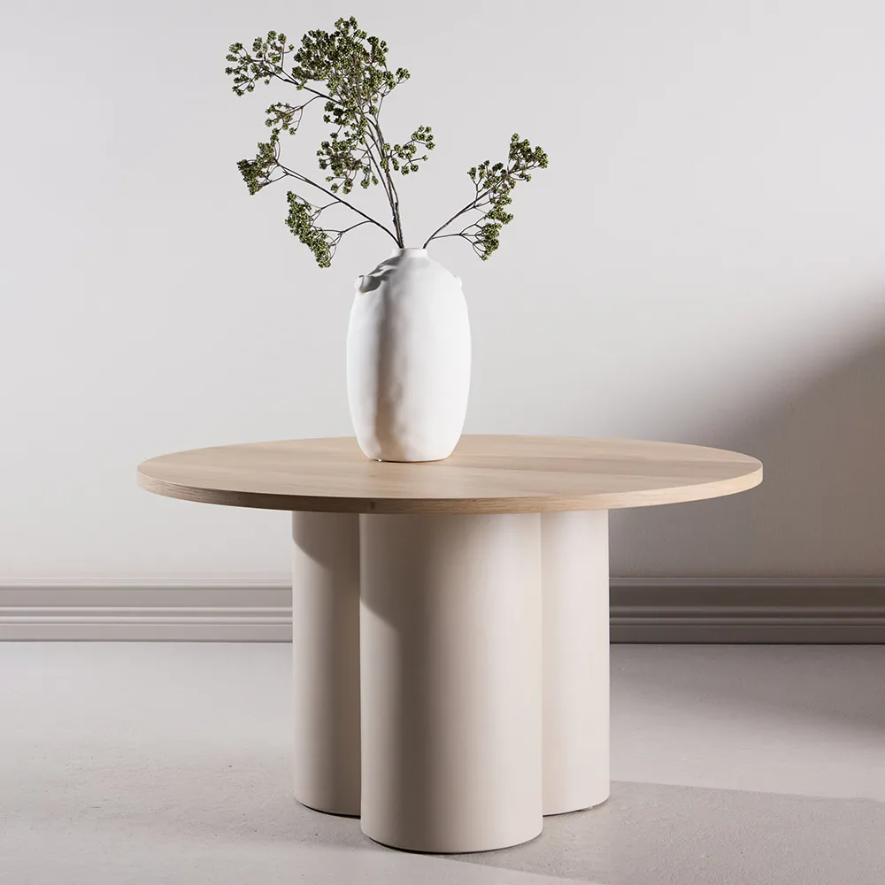 Soffbord Venture Home Olivia Ø80 cm Vit