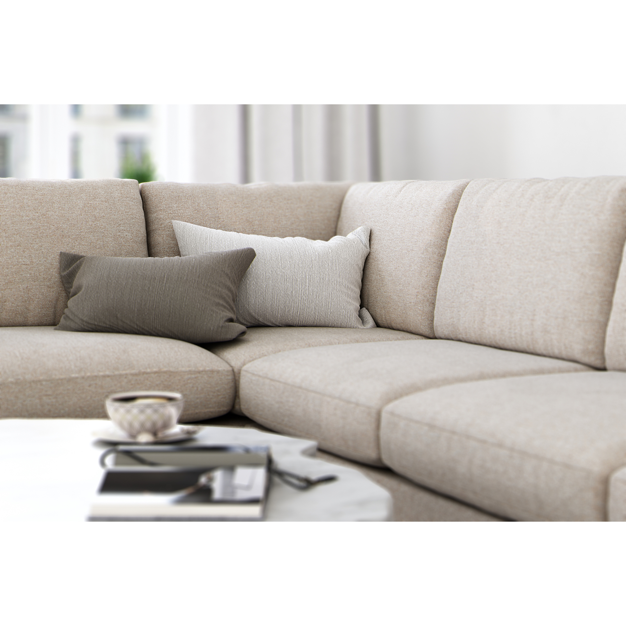 4-sitssoffa Scandinavian Choice Ocean Lyx L-formad Schäslong 325 cm