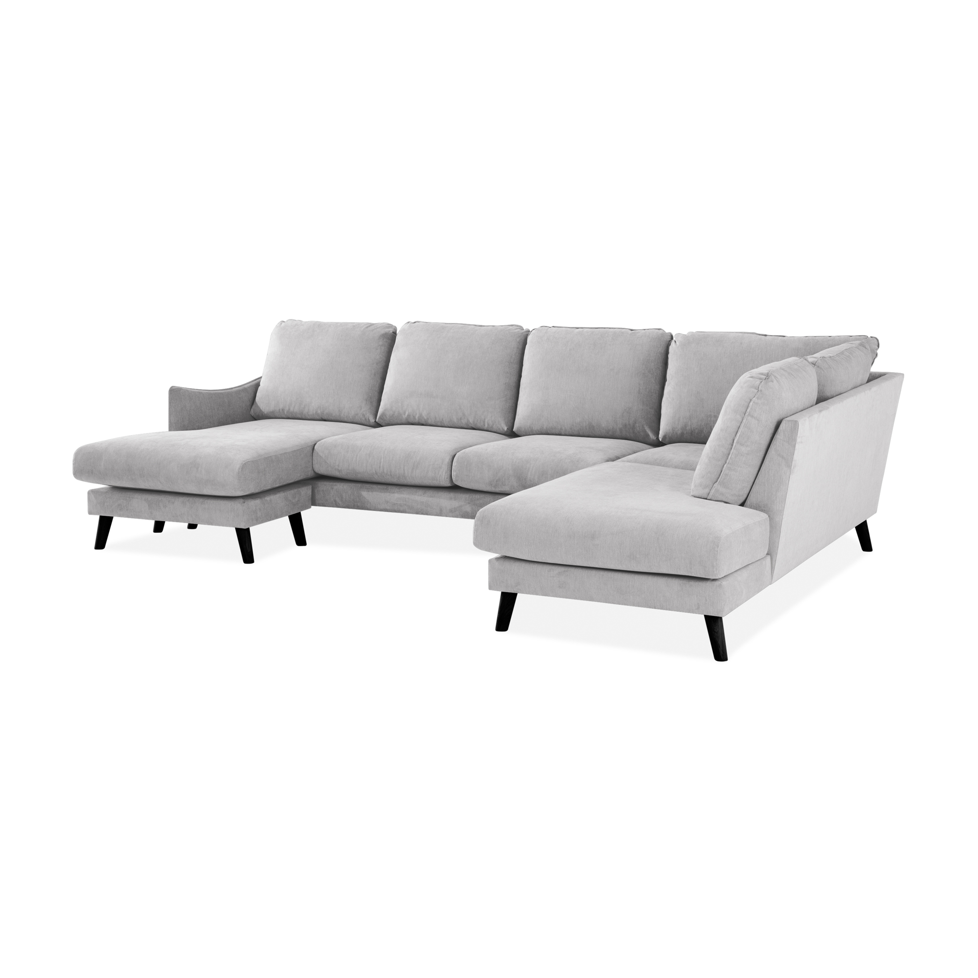 6-sitssoffa Scandi Days Trend Lyx Rak U-formad med Divan och Schäslong 310 cm