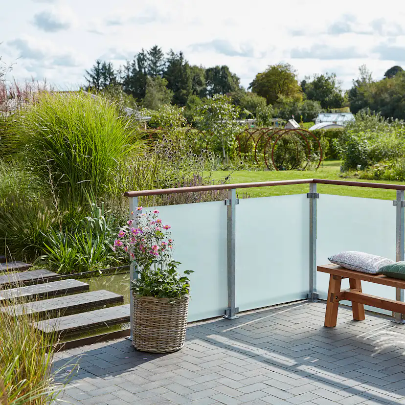 Räcke PLUS Vänster 45 gr 6x3,6x197 cm