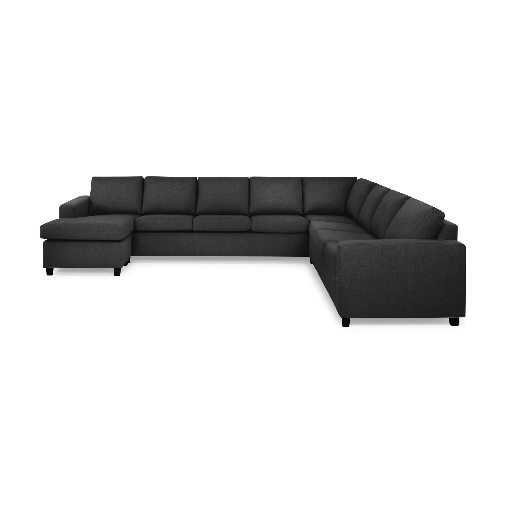 7-sitssoffa Basic Home Crazy U-formad Vändbar med Divan XXL 345 cm