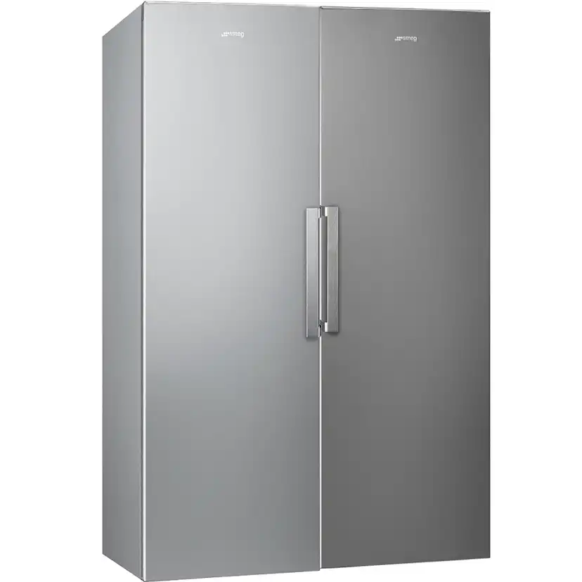 Kyl/Frys Paket Smeg FS18EV2HX + FF18EN2HX Rostfri med Automatisk Avfrostning