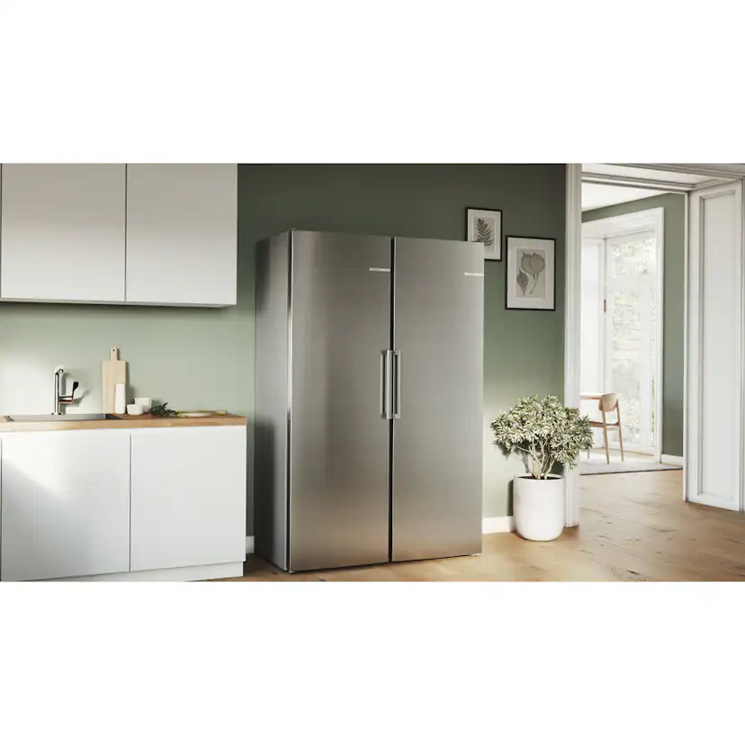 Kyl/Frys Paket Bosch Serie 4 KSV36VLDP + GSN36VLEP Rostfri 186 cm