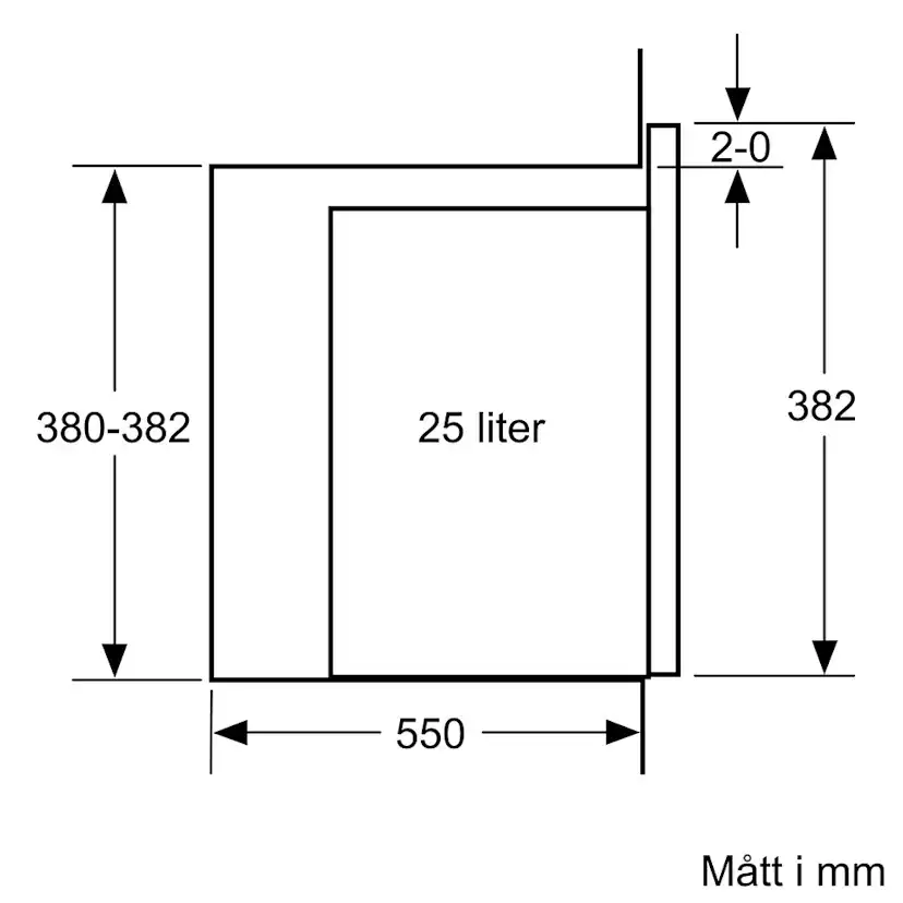 Ugn- och Mikropaket Siemens HB271ABS3 + BF555LMB1 För Högskåp