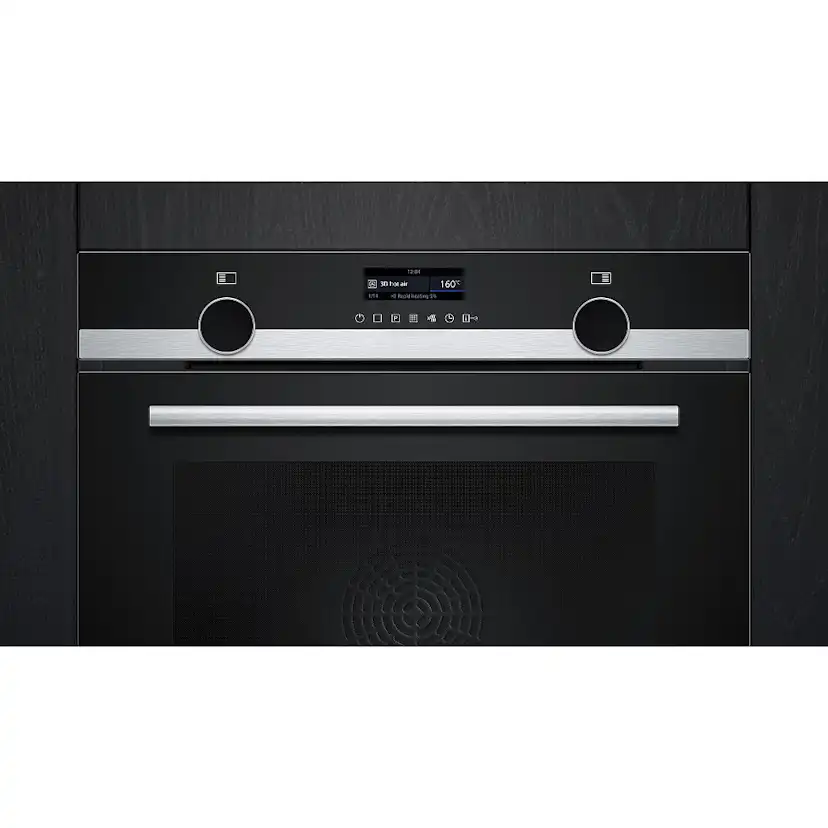 Siemens Ugn- & Hällpaket iQ500 HB579GBR3 + iQ700 EX875LYV1E Induktionshäll Med Pyrolys Självrengöring och FlexInduction