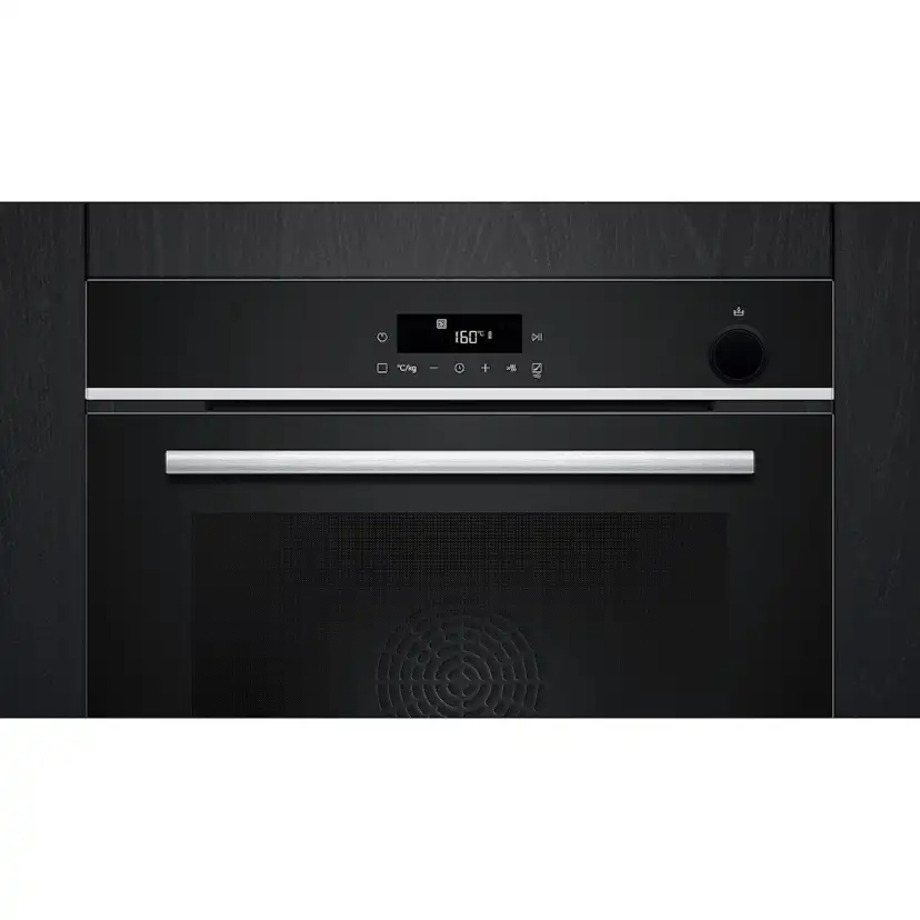 Ugn och Mikro Siemens iQ300 HR532GBS3 + iQ500 BF555LMB1 Med Ångfunktion och Air Fry