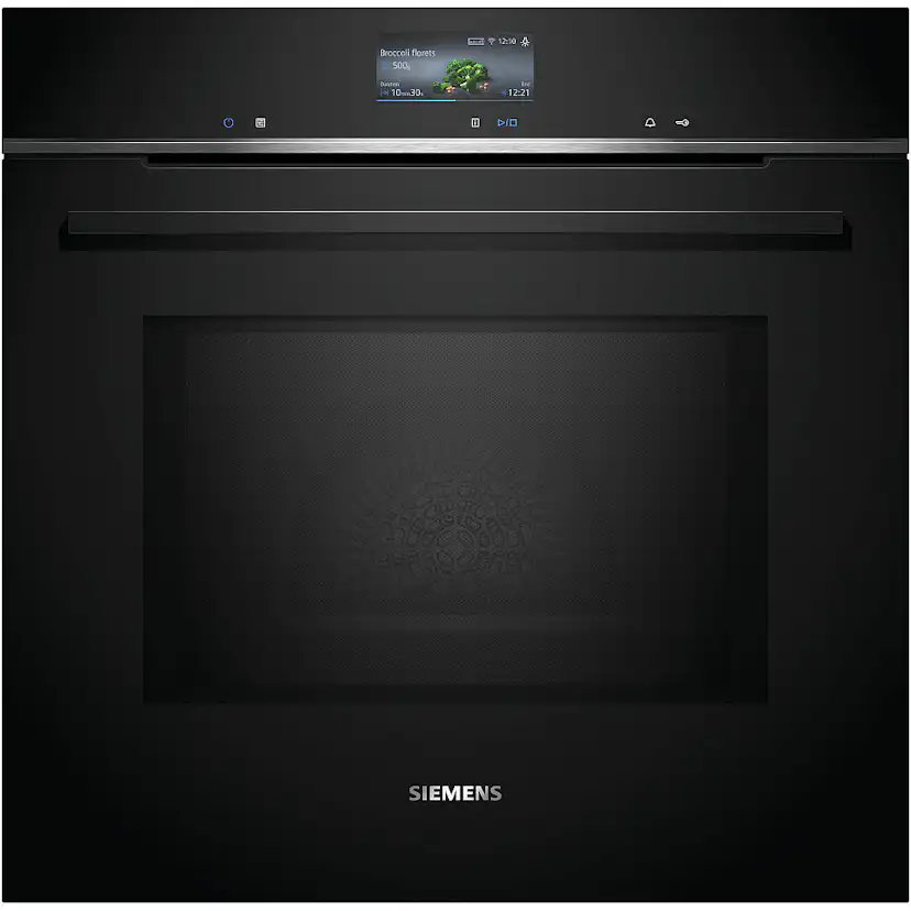 Ugn och Mikro Siemens iQ700 HM736G1B1 + CE732GXB1 Kombiugn Med Mikro För Inbyggnad Svart
