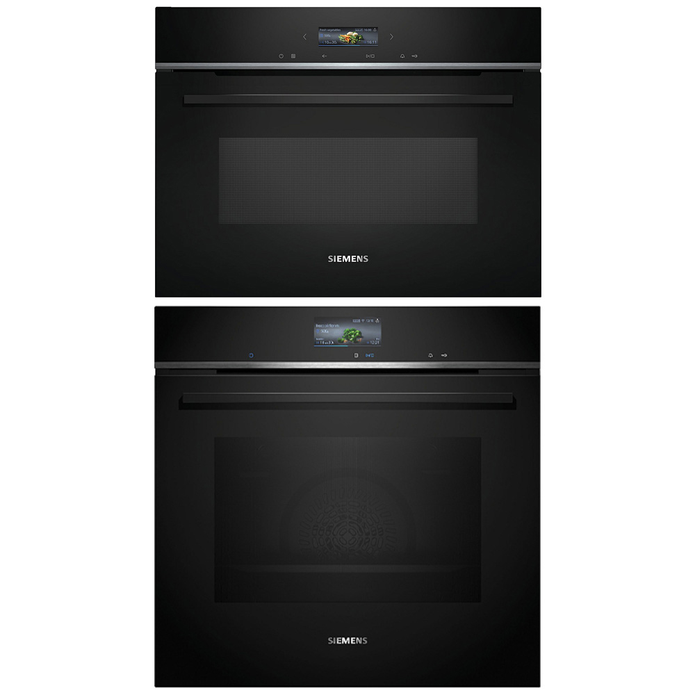 Ugn och Mikro Siemens iQ700 HB776G3B2S + CE732GXB1 Med WiFi