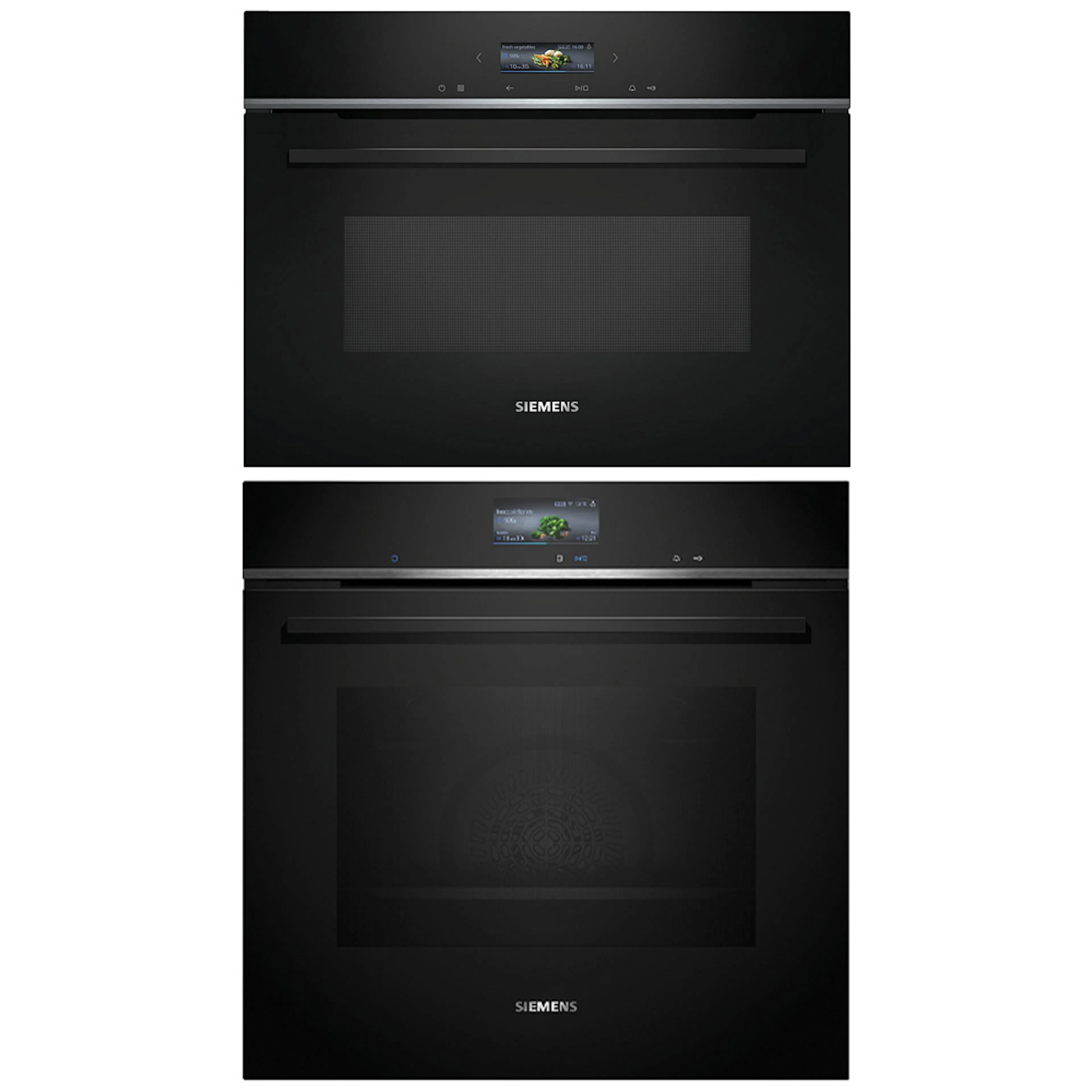 Ugn och Mikro Siemens iQ700 HB776G3B2S + CE732GXB1 Med WiFi