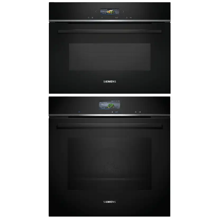 Ugn och Mikro Siemens iQ700 HB776G3B2S + CE732GXB1 Med WiFi