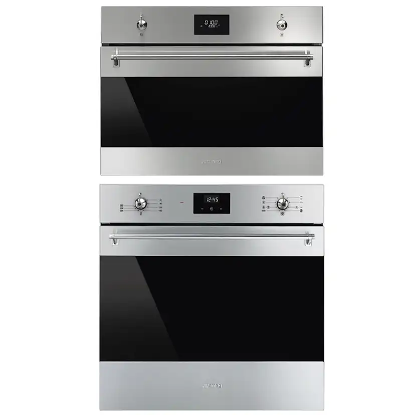Ugn och Mikro Smeg SF6300TVX + SO4301M1X Classic Rostfri