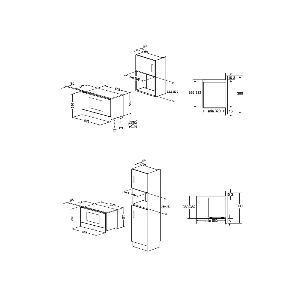 Ugn och Mikro Smeg SF6300TVX + MP322X1 Classic Rostfri Med Ångrengöring