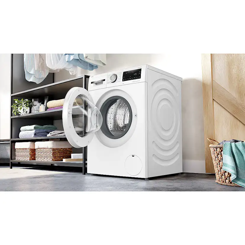 Tvättmaskin och Torktumlare Bosch WGG254FLSN + WQG2420ASN Serie 6 Vit