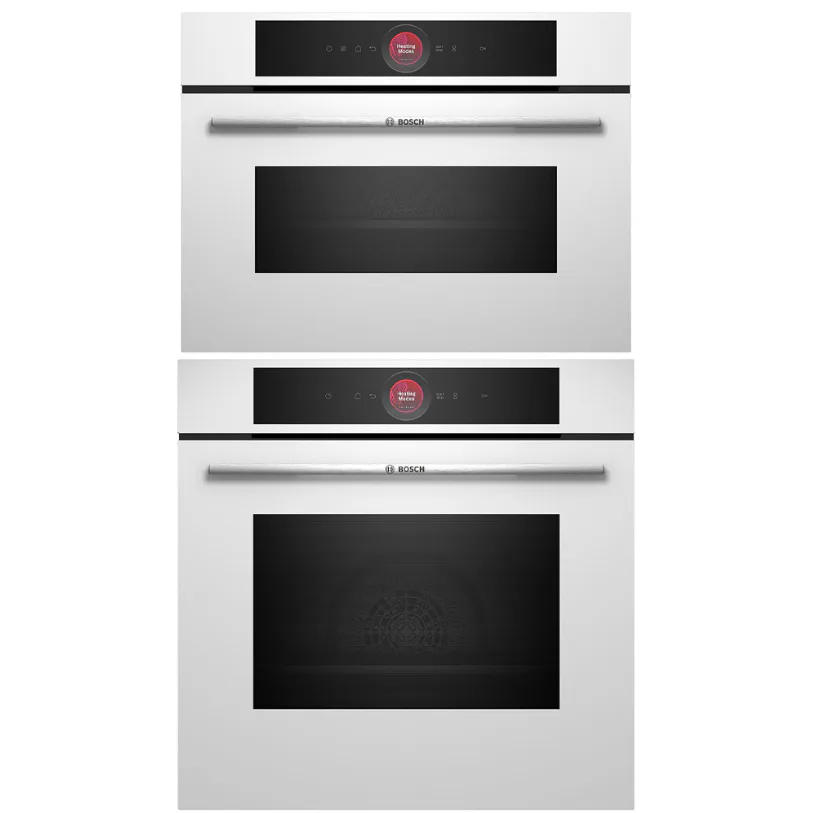 Ugn och Mikro Bosch HBG7721W1S + CMG7241W1 Serie 8 AirFry & WIFI Vit