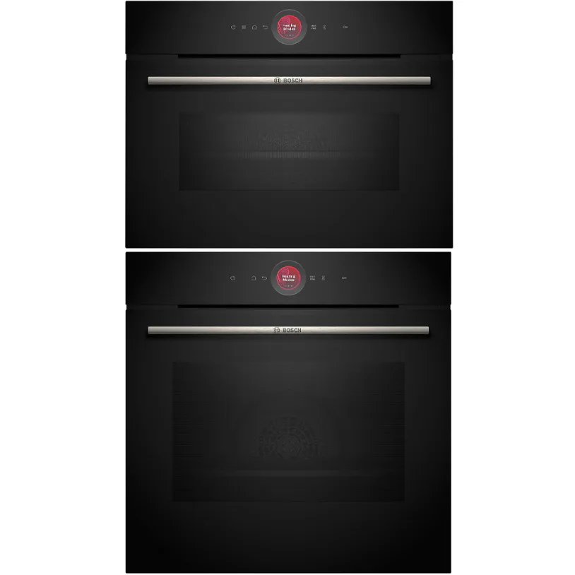 Ugn och Mikro Bosch HBG7742B1 + CMG7241B1 Serie 8 Svart