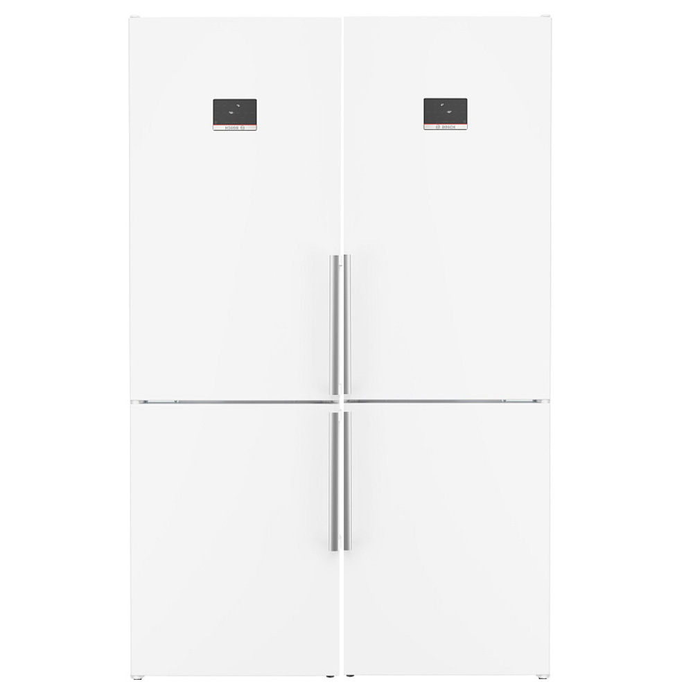 Kombiskåp Kyl/frys BOSCH 2 st KGN367WCT Serie 4 Vit 186cm Energiklass C