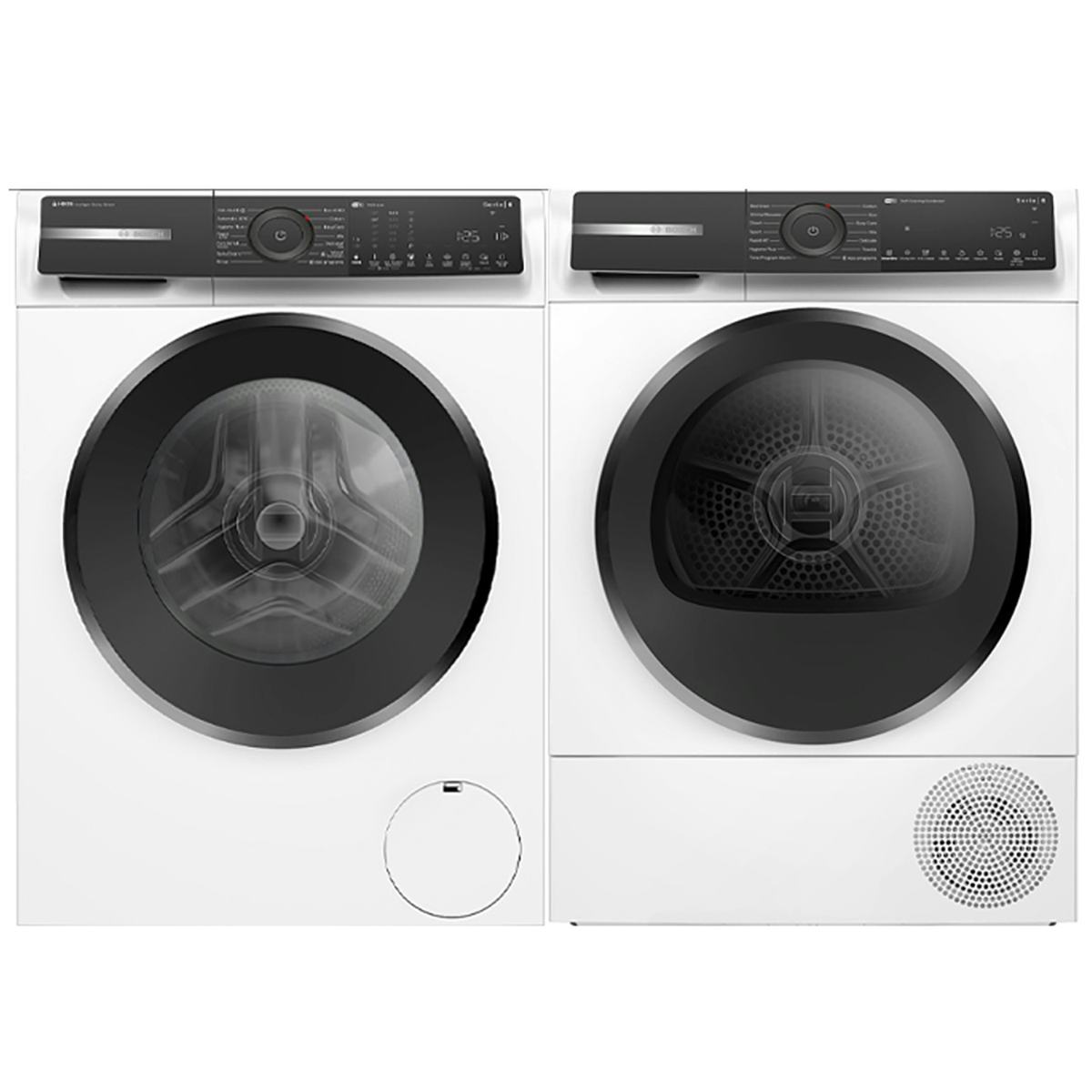 Tvättmaskin med Torktumlare Bosch WGH256AESN-WQH245B9SN Serie 6 i-DOS Vit