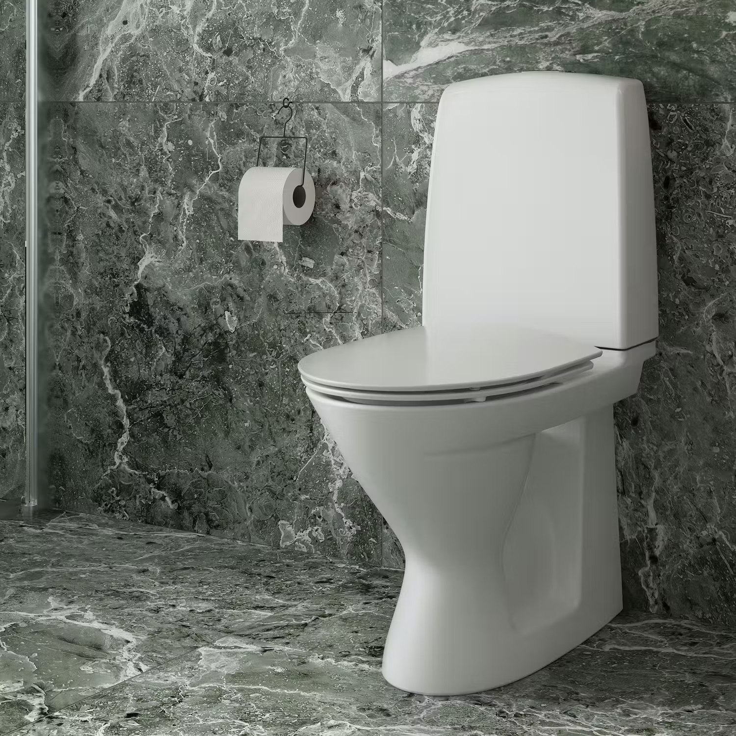 Toalettstol Ifö Spira 6260 Rimfree med WC-Lim