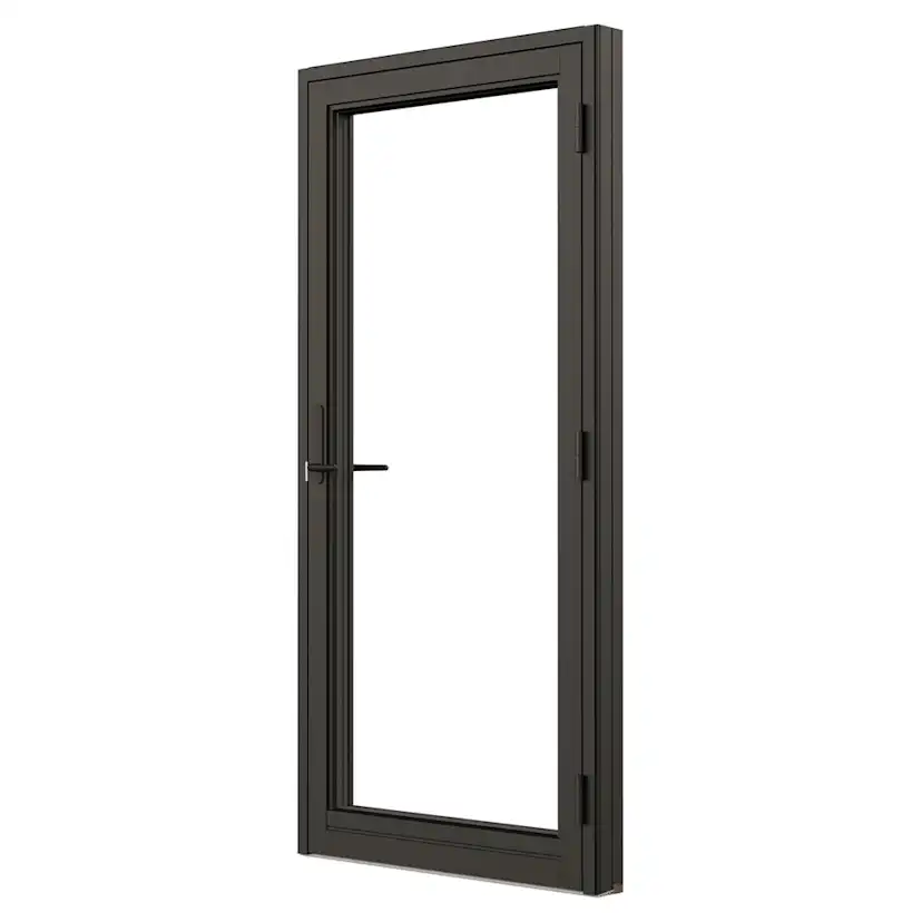 Fönsterdörr NorDan Svanenmärkt NTech Helglasad Aluminium BlackLine Svart