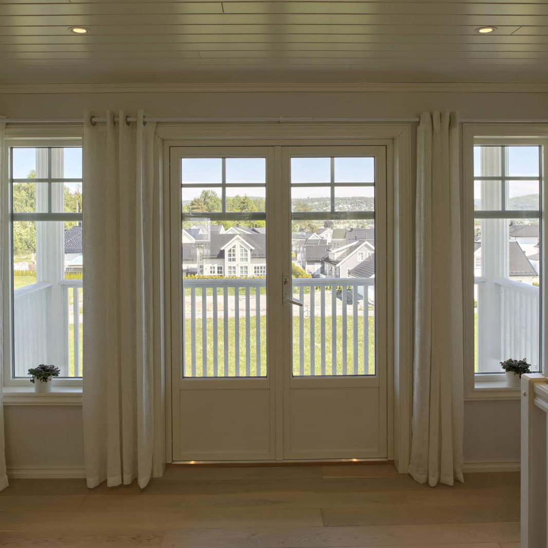 Parfönsterdörr NorDan Svanenmärkt NTech Aluminium