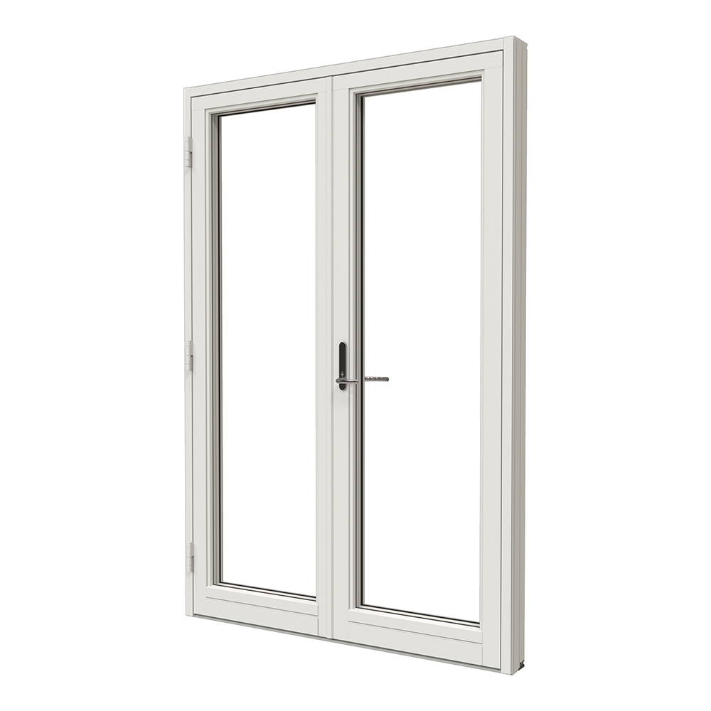 Parfönsterdörr NorDan Svanenmärkt NTech Helglasad Aluminium