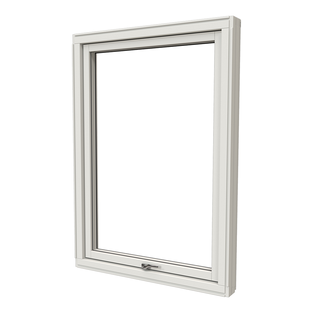 Vridfönster NorDan Svanenmärkt NTech 3-Glas Aluminium