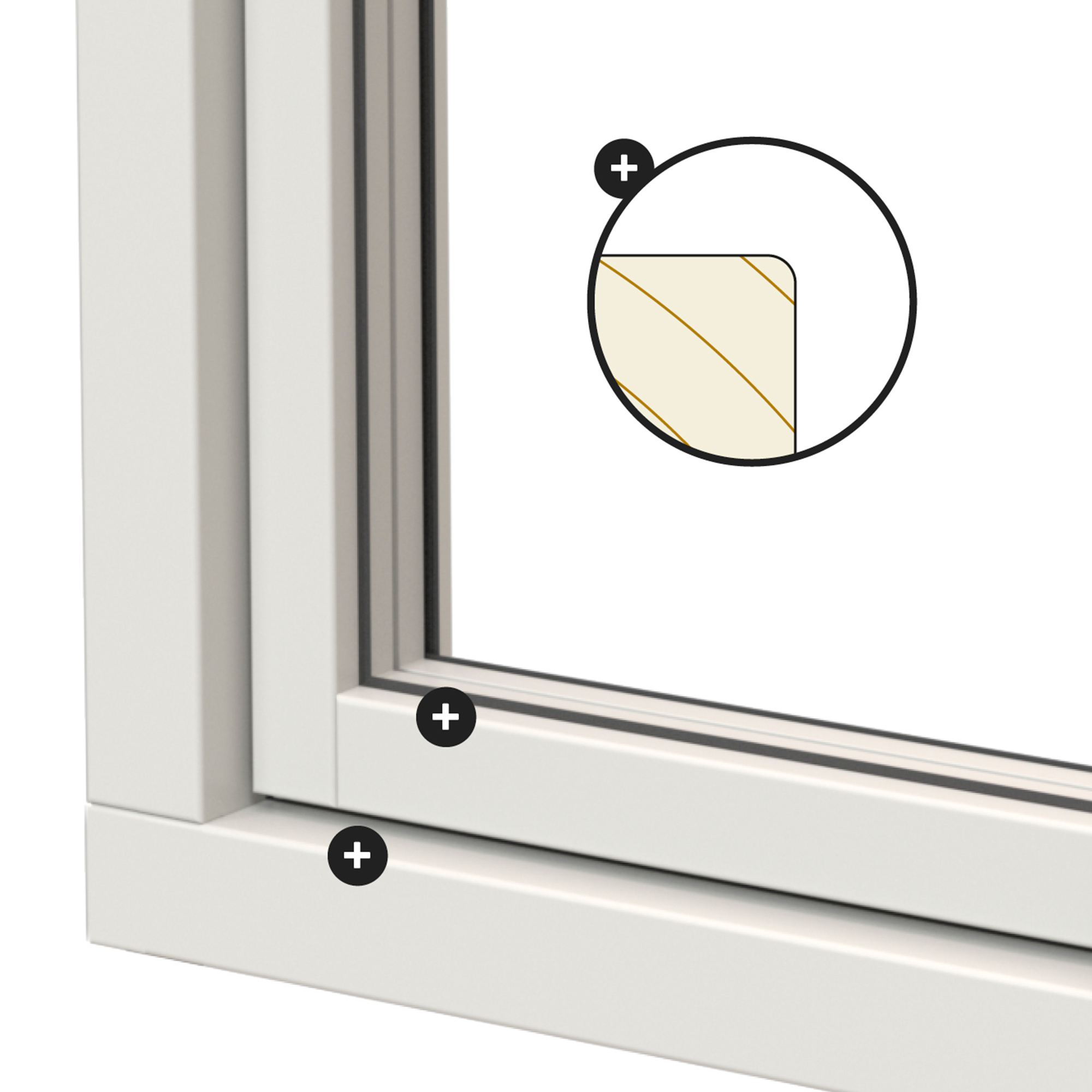 Vridfönster NorDan Svanenmärkt Ntech 3-Glas Trä