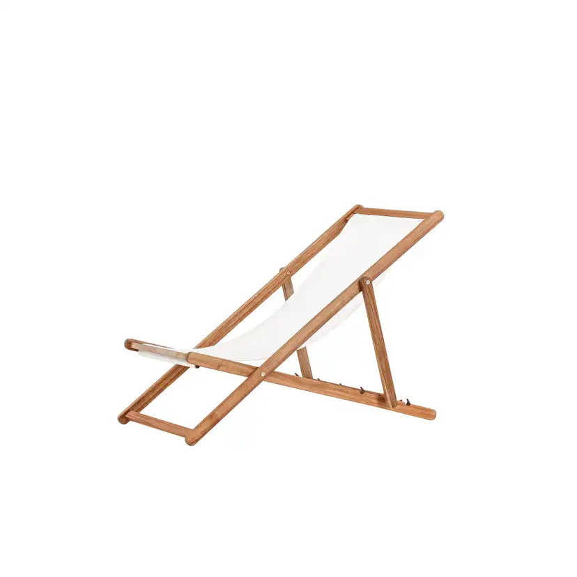 Loungestol Utomhus Venture Home Peachy Justerbar & Hopfällbar Solstol i Trä