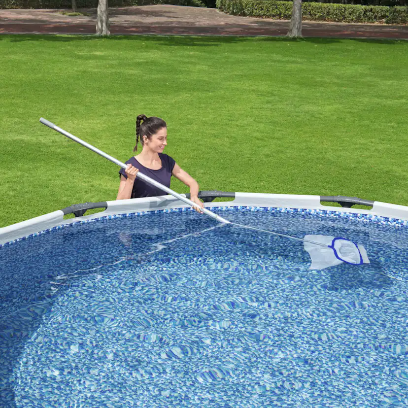 Skimmer Bestway Flowclear Aquarake Deluxe Aluminium Pool Leaf