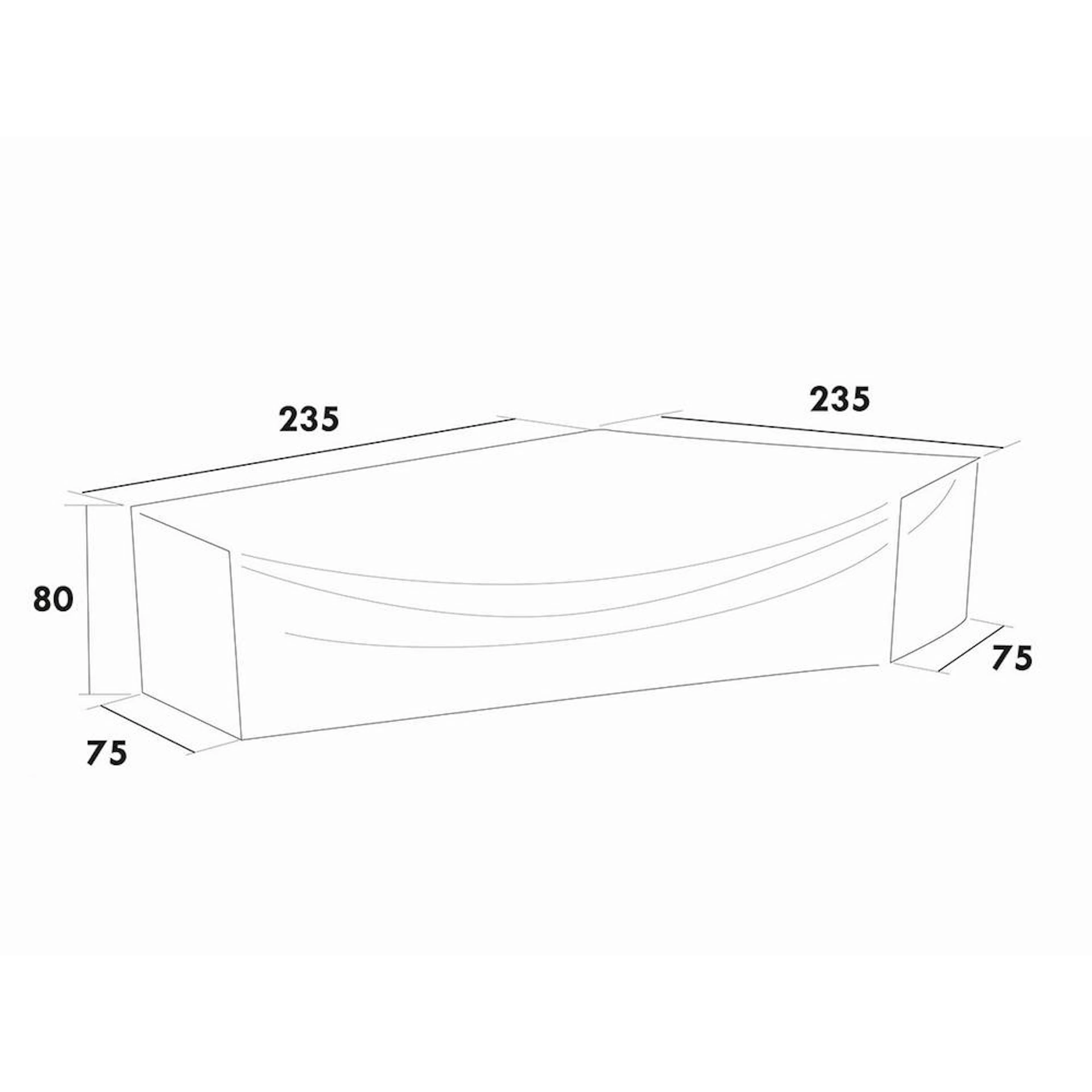 Möbelskydd Hillerstorp Lounge 235/75X235/75X80 Cm