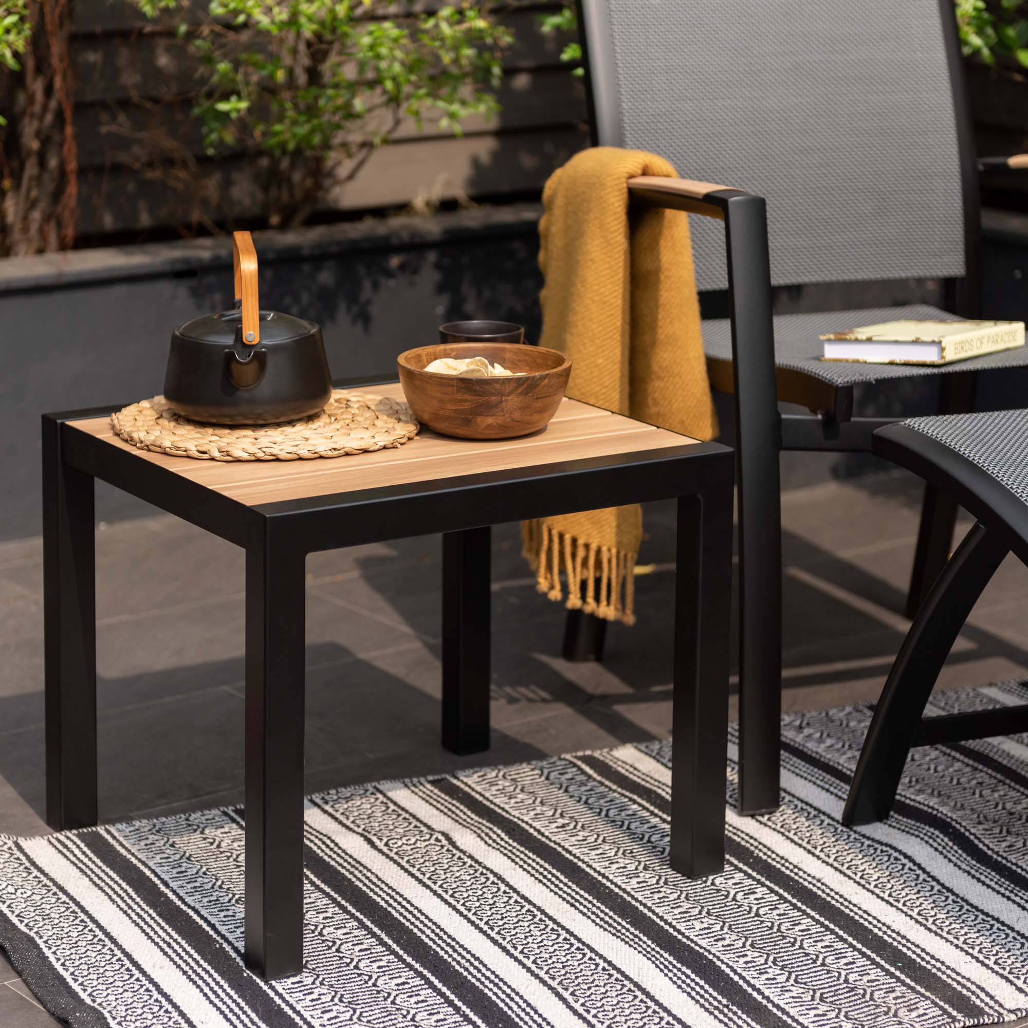 Trädgårdsbord LifestyleGarden Panama sidobord 50 cm