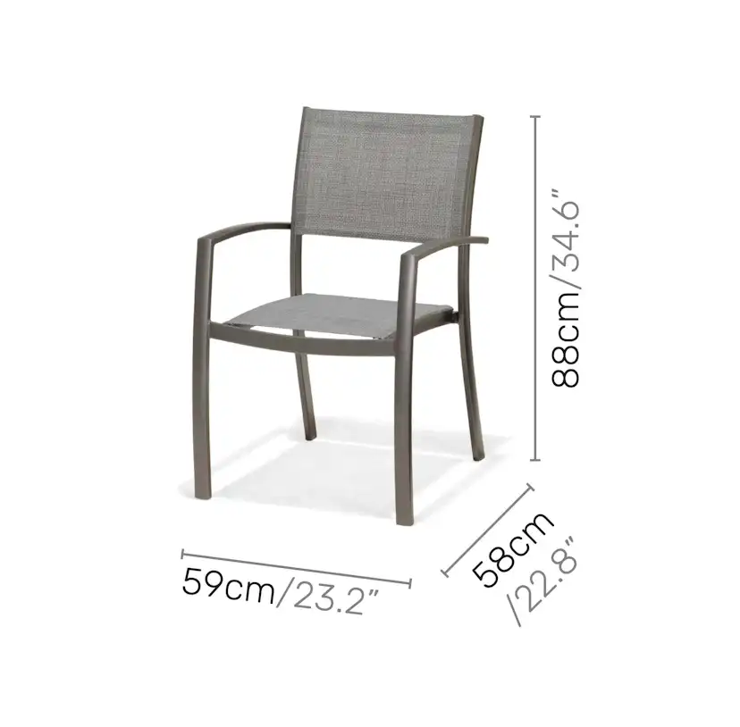 Matgrupp Utomhus LifestyleGarden Solana 163 cm 4 karmstolar