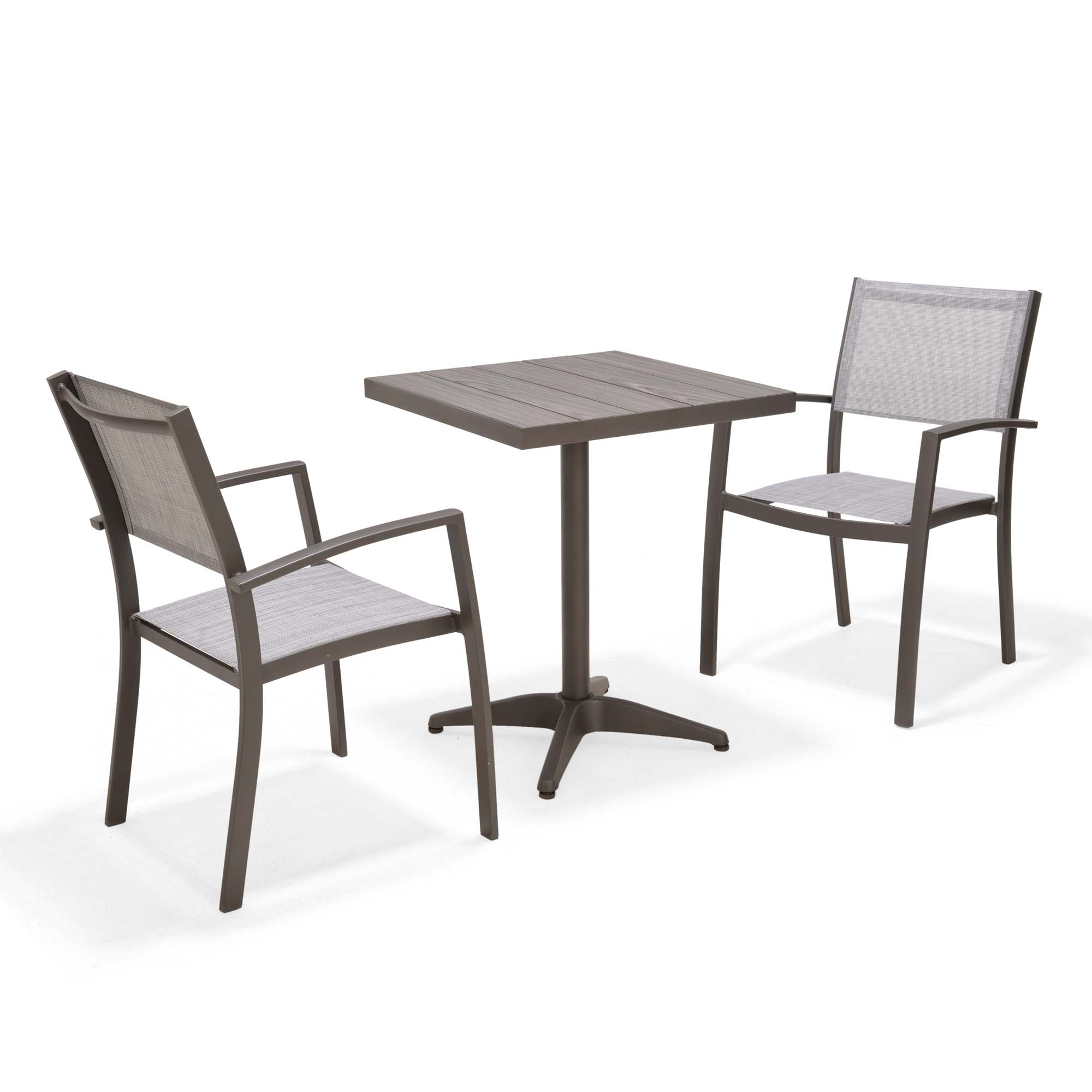 Loungegrupp LifestyleGarden Solana bistrobord + 2 carverstolar