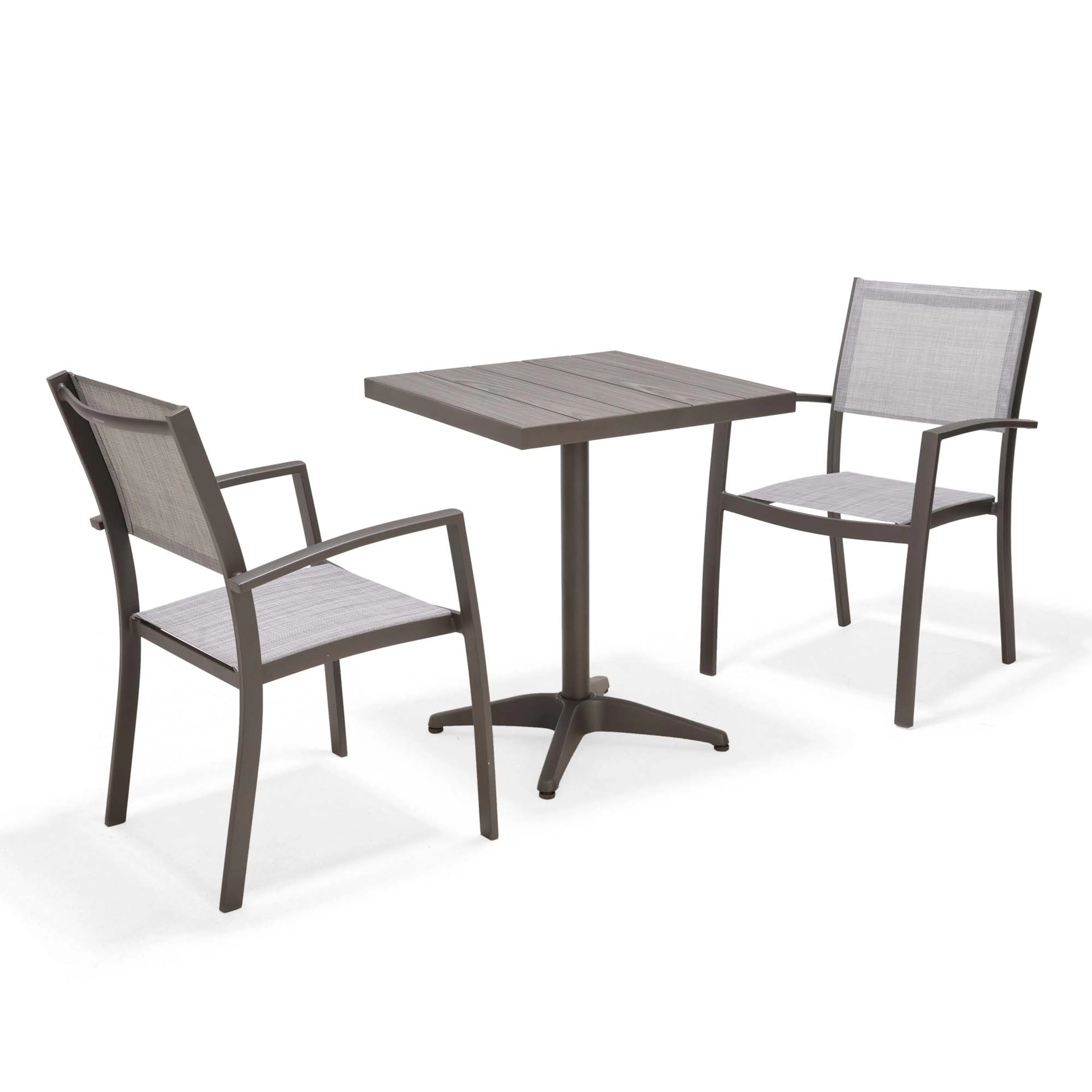 Loungegrupp LifestyleGarden Solana bistrobord + 2 carverstolar