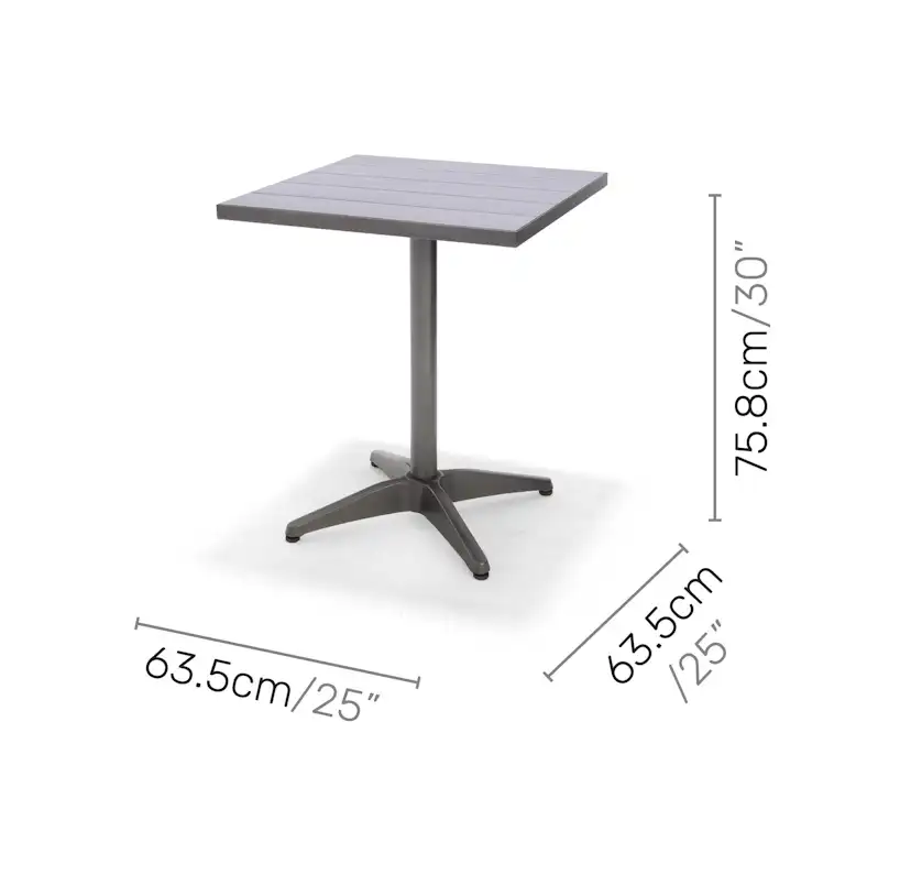 Loungegrupp LifestyleGarden Solana bistrobord + 2 carverstolar