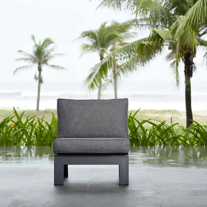 Matgrupp Utomhus LifestyleGarden PALAU 2x sidostolar + sidobord 60 cm