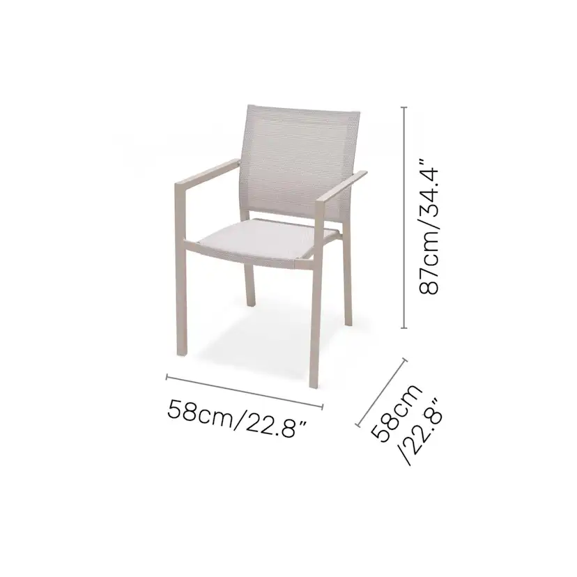 Trädgårdsfåtölj LifestyleGarden Urbanite carver 6-pack