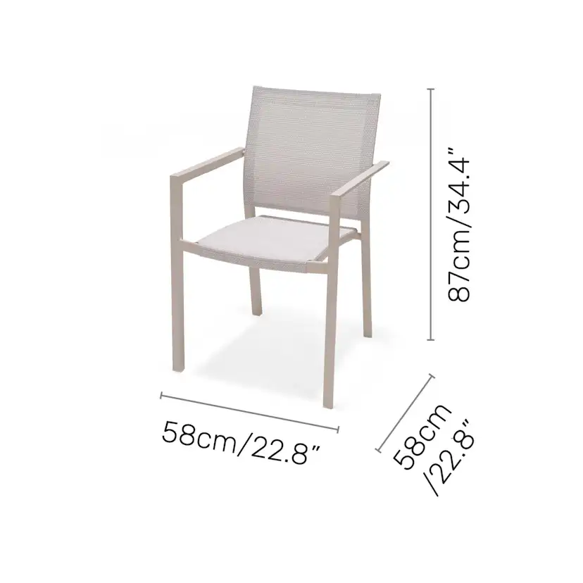 Trädgårdsfåtölj LifestyleGarden Urbanite carver 2-pack