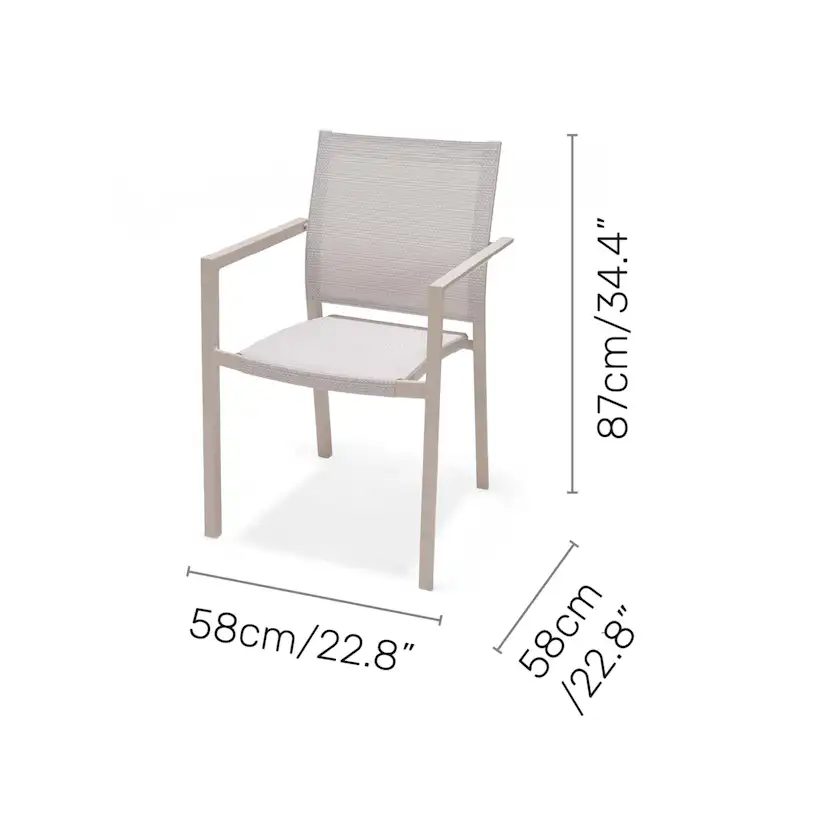 Trädgårdsfåtölj LifestyleGarden Urbanite carver 4-pack