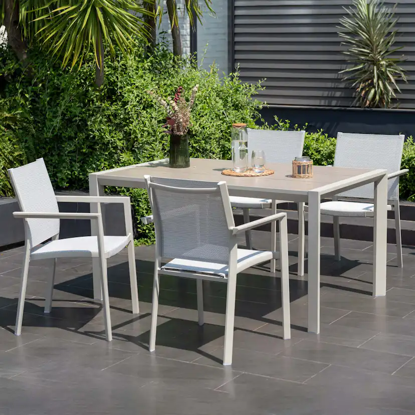 Matgrupp Utomhus LifestyleGarden Urbanite 160 cm 4 karmstolar