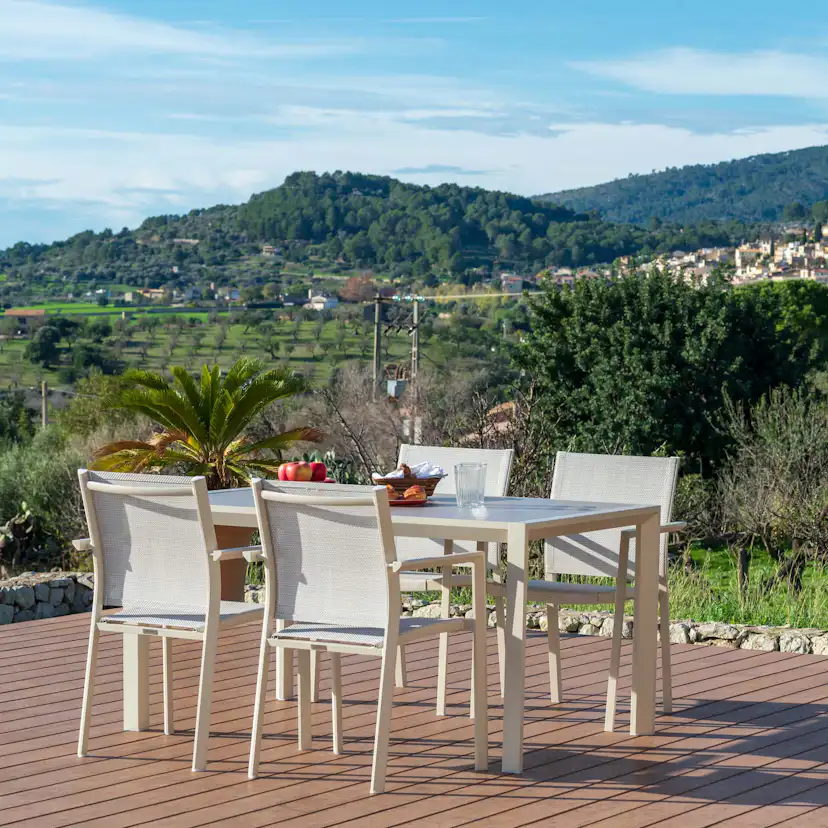 Matgrupp Utomhus LifestyleGarden Urbanite 160 cm 4 karmstolar