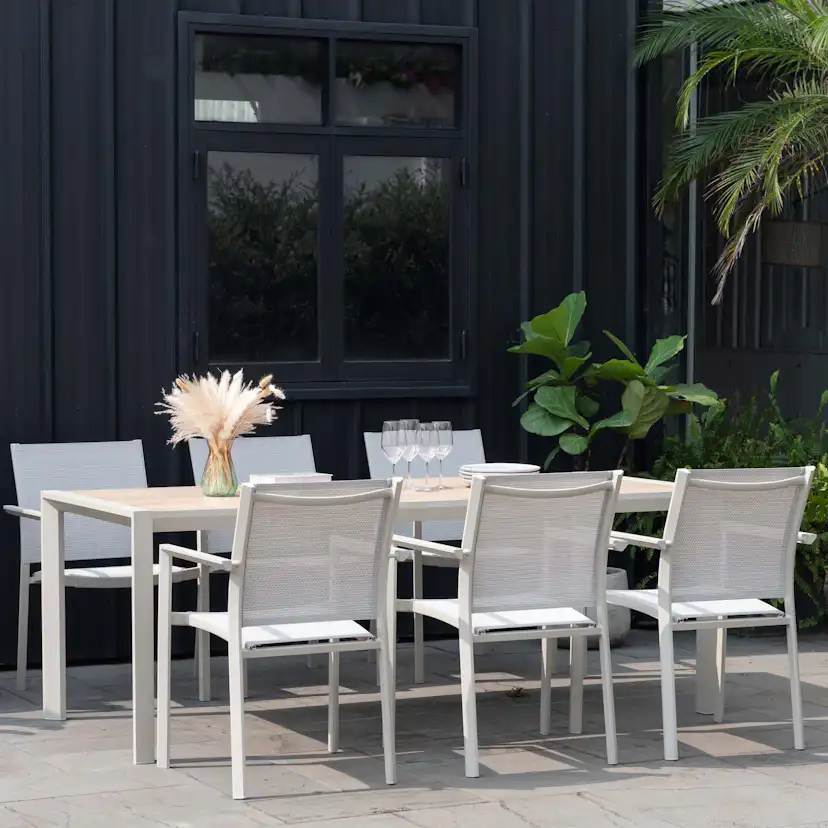 Matgrupp Utomhus LifestyleGarden Urbanite 205 cm 6 karmstolar