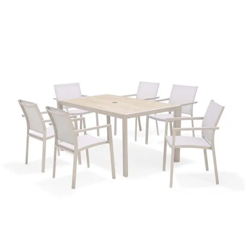 Matgrupp Utomhus LifestyleGarden Urbanite 160 cm 6 karmstolar