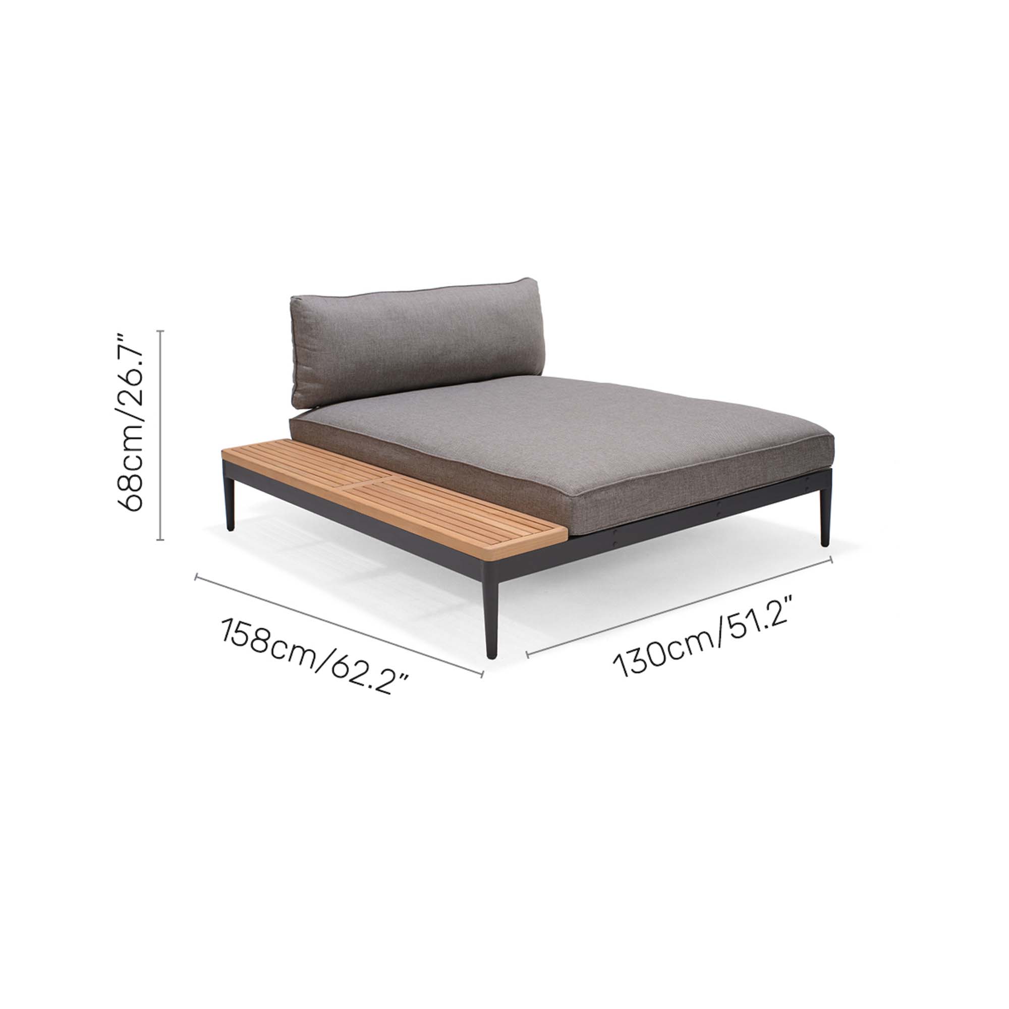 Dagbädd för utomhusbruk LifestyleGarden TOPAZ XL