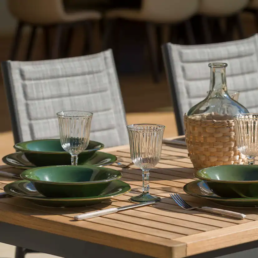 Trädgårdsfåtölj LifestyleGarden TOPAZ carver 4-pack