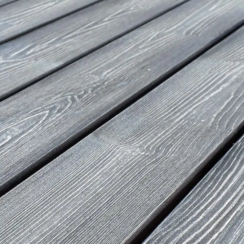 Trädgårdsbord Baltic Garden Scottsdale Round Shabby Chic grå med vita ben, Ø 112 cm