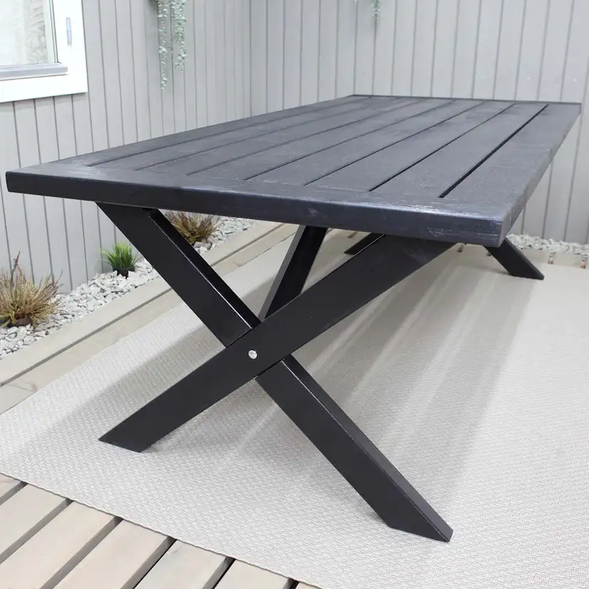 Trädgårdsbord Baltic Garden Oxford 220 Svart