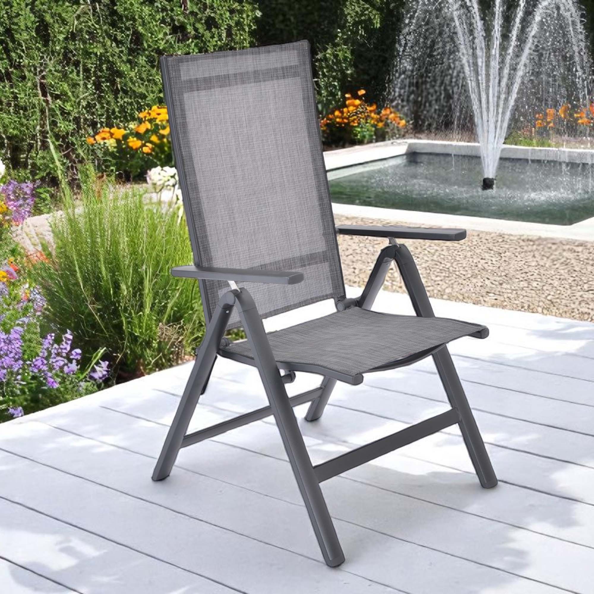 Trädgårdsfåtölj Baltic Garden Palermo 3-pos fällbar