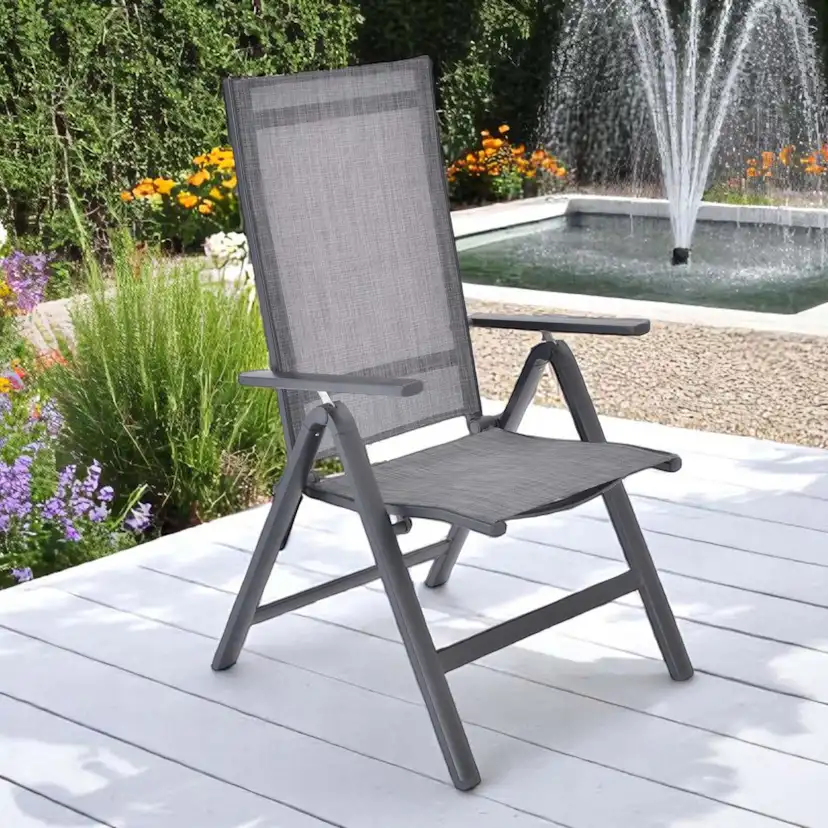 Trädgårdsfåtölj Baltic Garden Palermo 3-pos fällbar